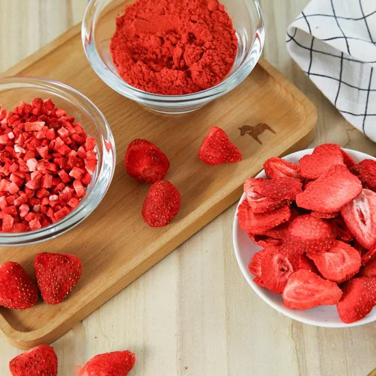 Good Taste Strawberry Drying Frozen Fruit with Factory Price Simply Nature Freeze Dried Strawberry